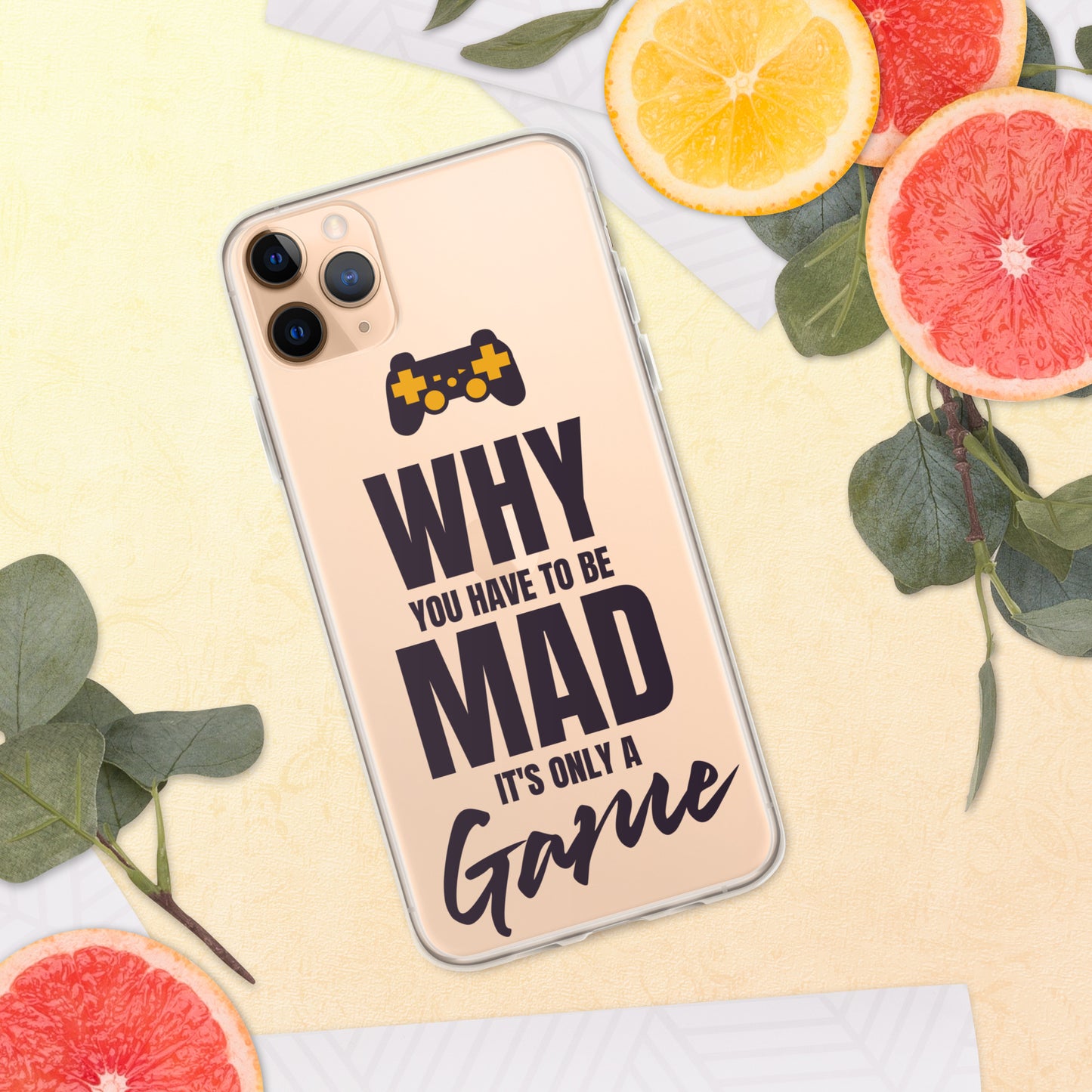 Mad Game Clear Case for iPhone®