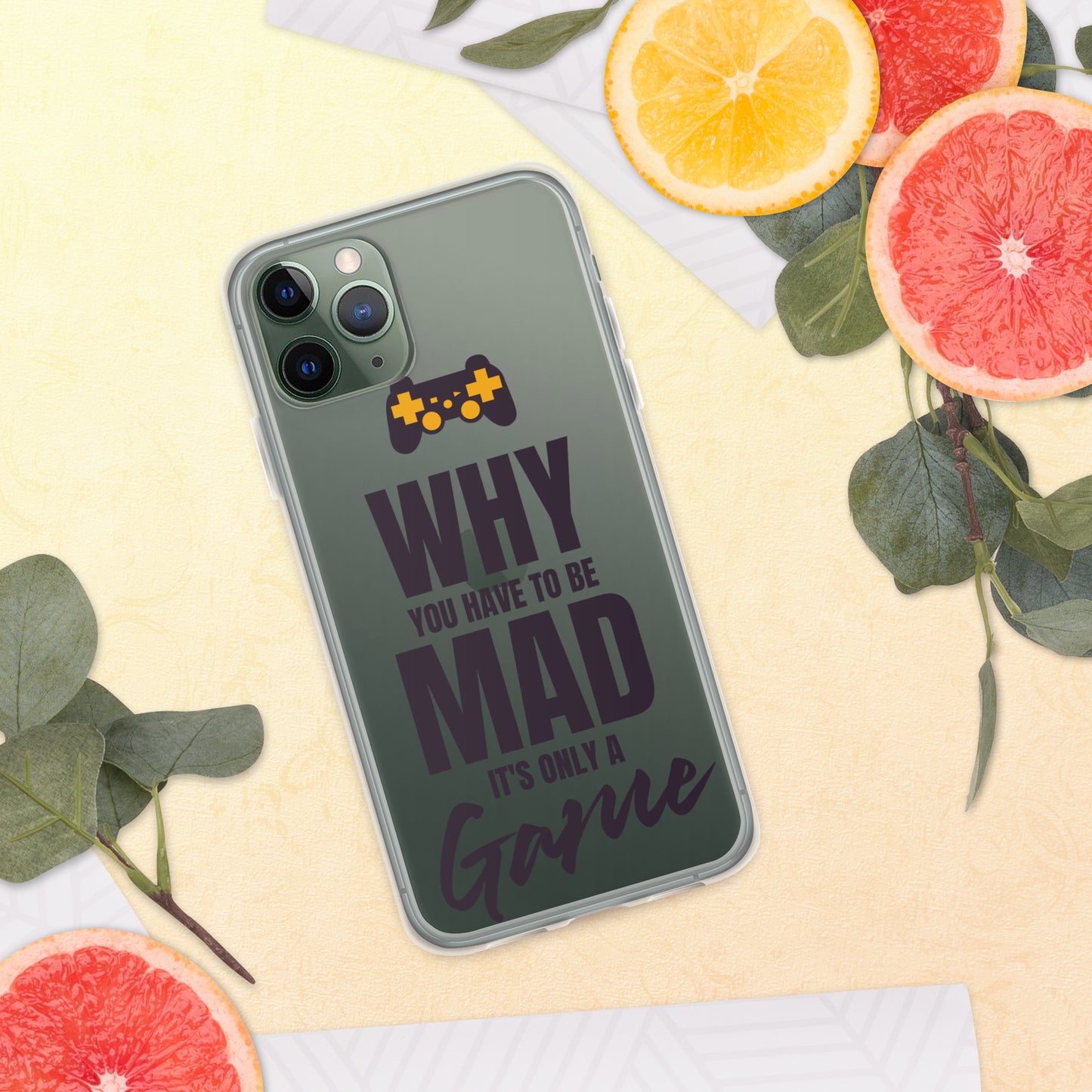 Mad Game Clear Case for iPhone®