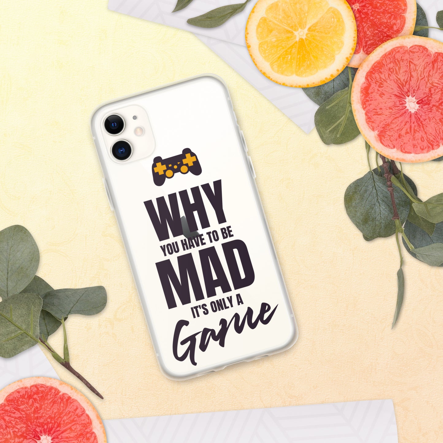 Mad Game Clear Case for iPhone®