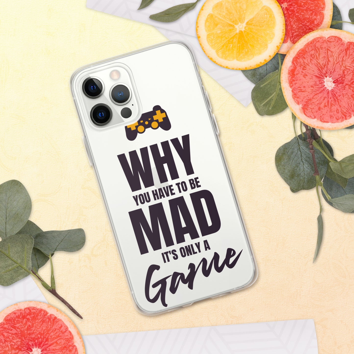 Mad Game Clear Case for iPhone®