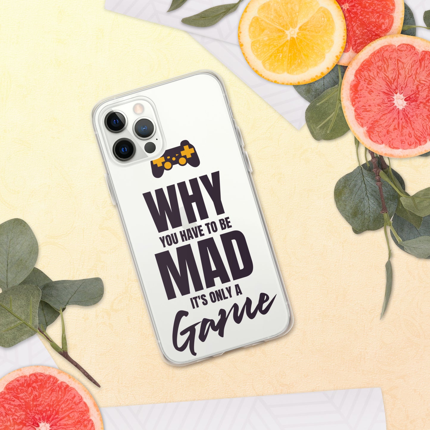 Mad Game Clear Case for iPhone®