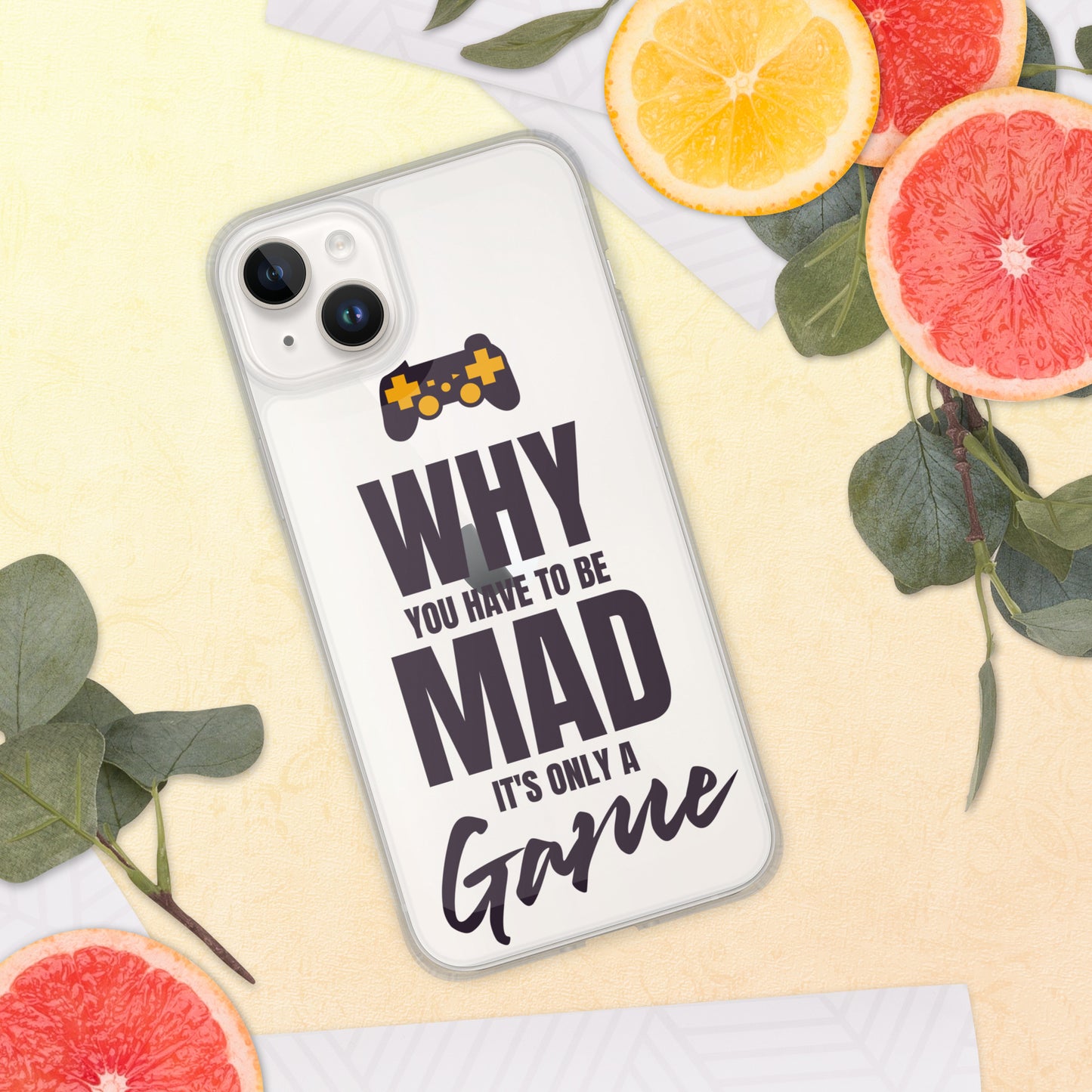 Mad Game Clear Case for iPhone®