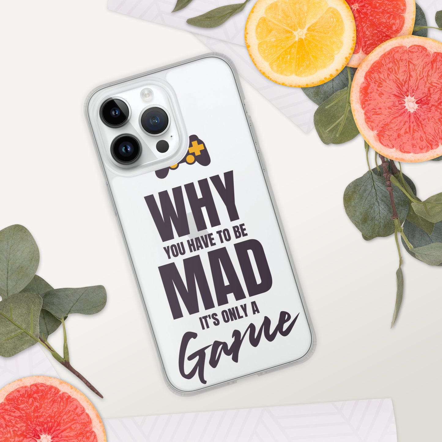 Mad Game Clear Case for iPhone®