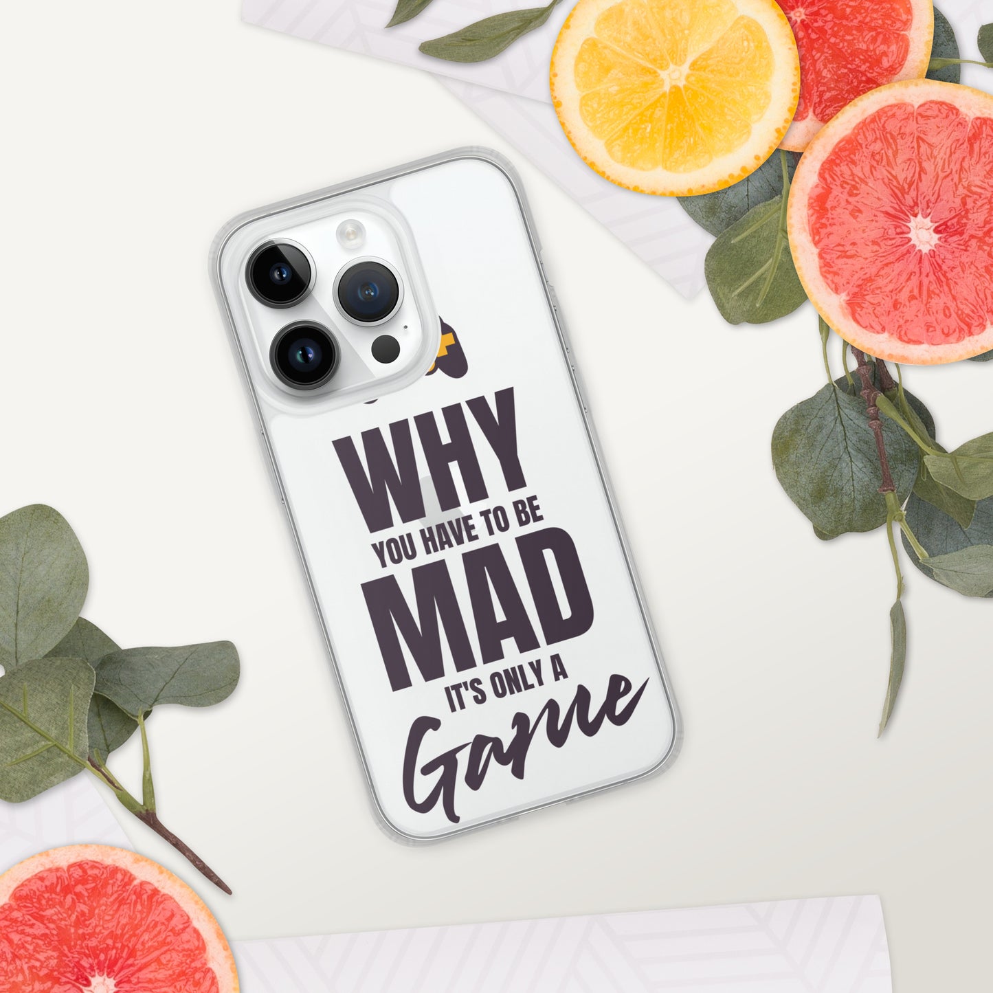 Mad Game Clear Case for iPhone®