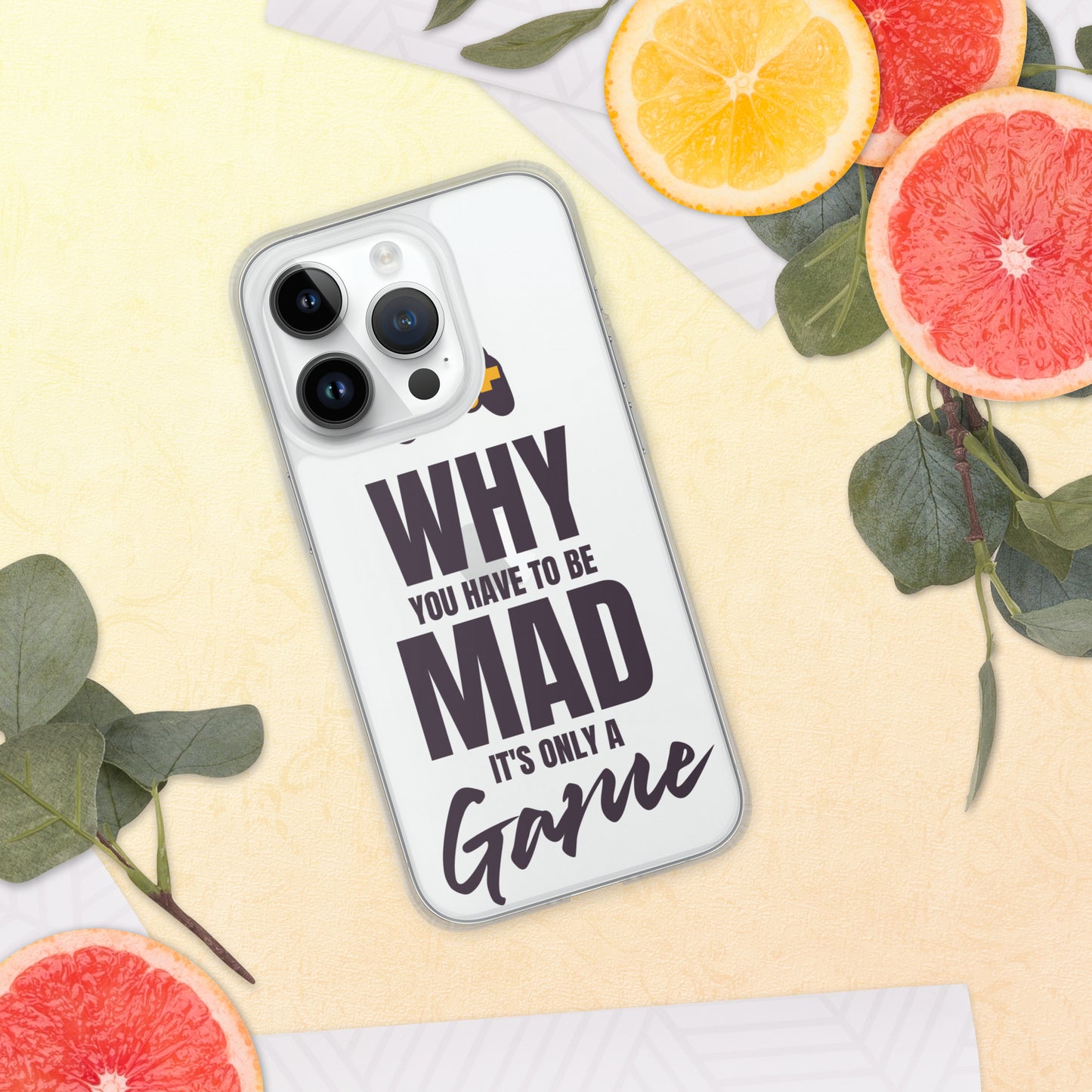 Mad Game Clear Case for iPhone®