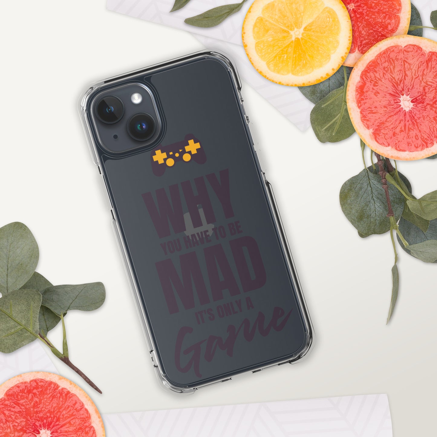 Mad Game Clear Case for iPhone®