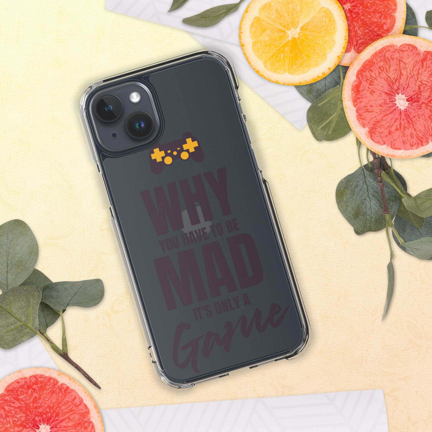 Mad Game Clear Case for iPhone®