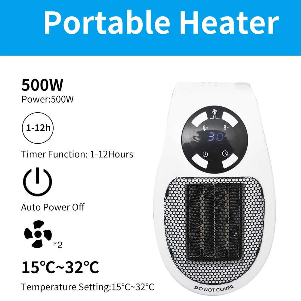 Multi-functional Portable Heater for Desktop Office