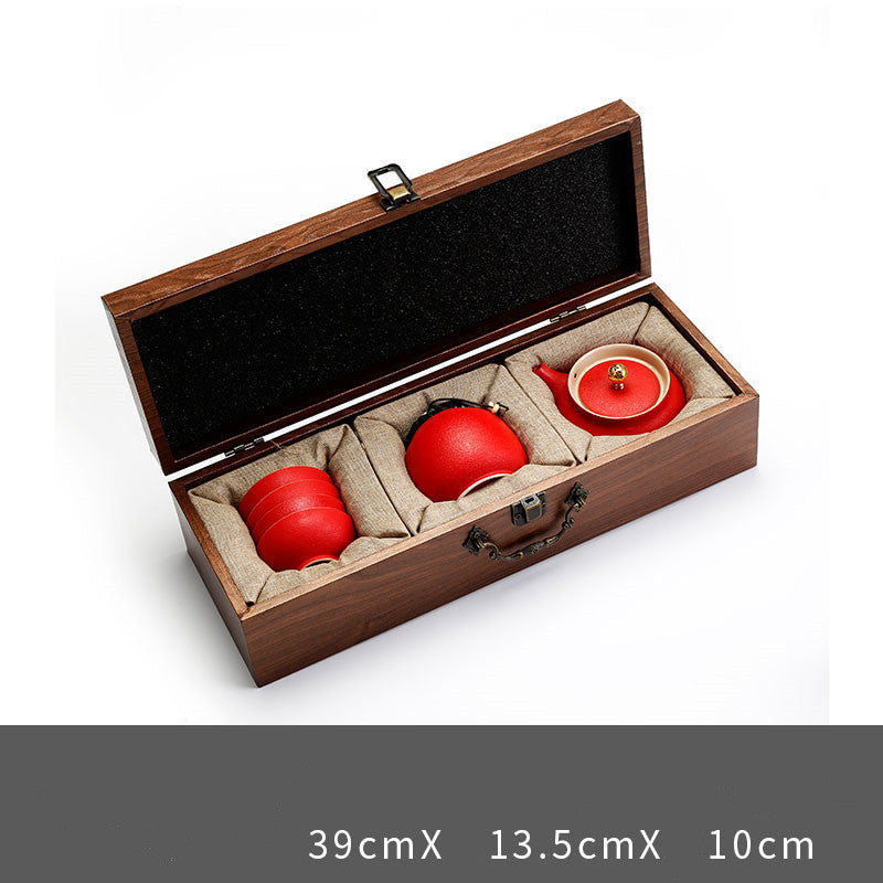 Ceramic Traditional Kung Fu Tea Set Gifts for Mother's Day