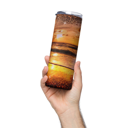 Starry Summer Sunrise Stainless steel tumbler