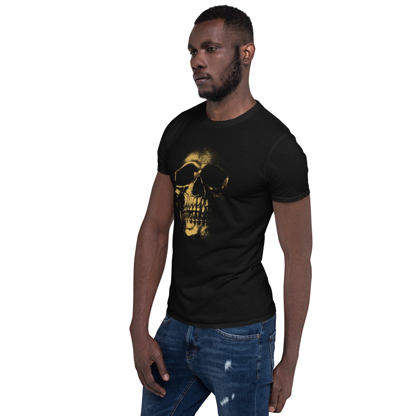 Skull Gold Short-Sleeve Unisex T-Shirt