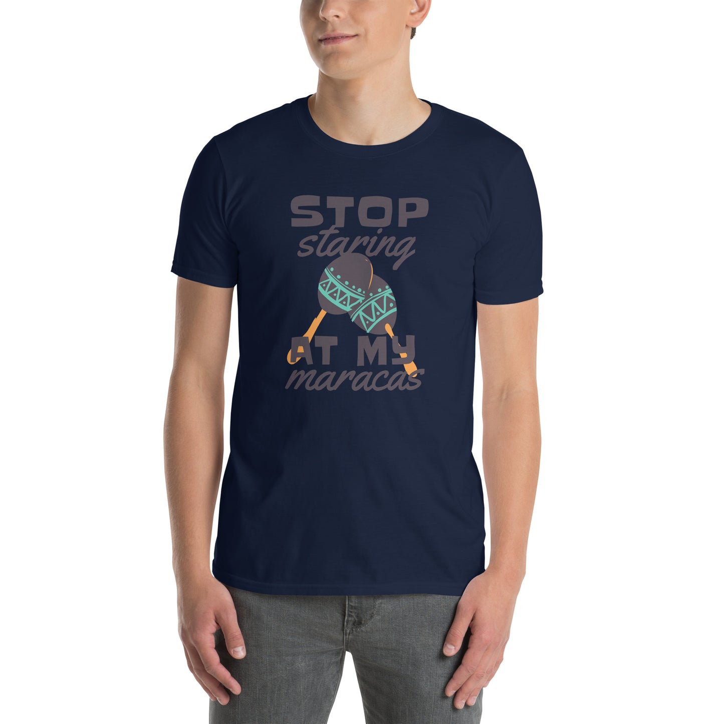 Stop Staring at my _ Short-Sleeve Unisex T-Shirt