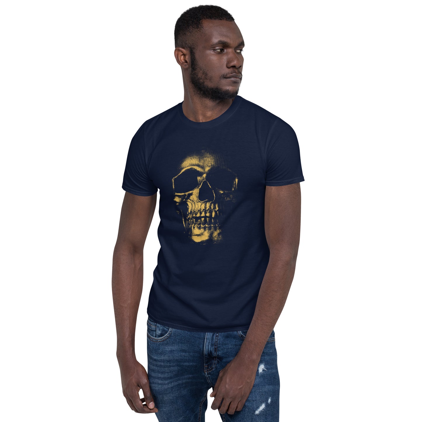 Skull Gold Short-Sleeve Unisex T-Shirt