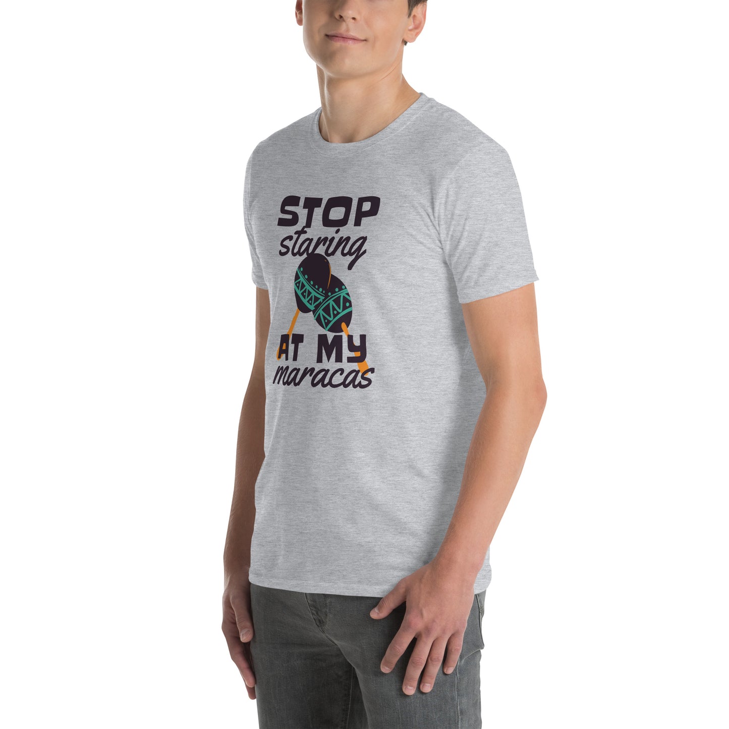 Stop Staring at my _ Short-Sleeve Unisex T-Shirt