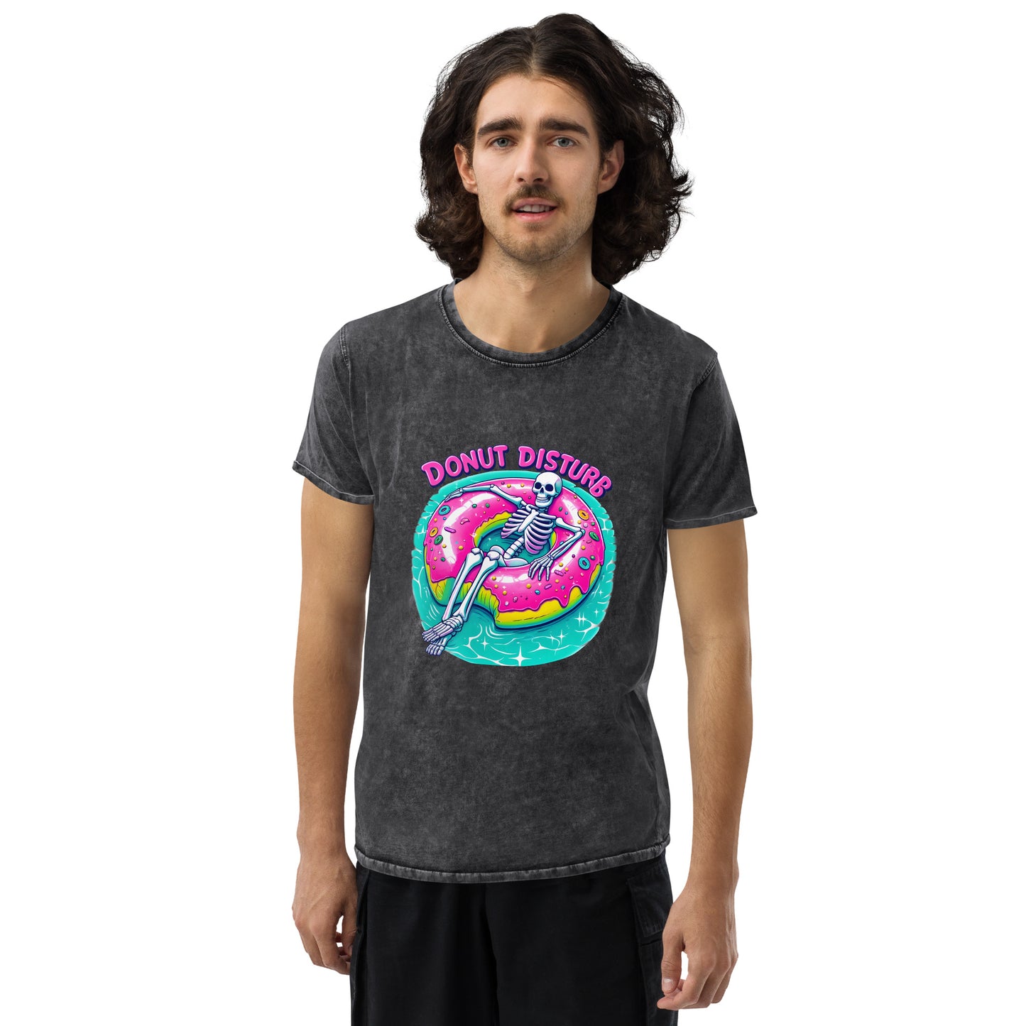 Chilled Donut Disturb Denim T-Shirt