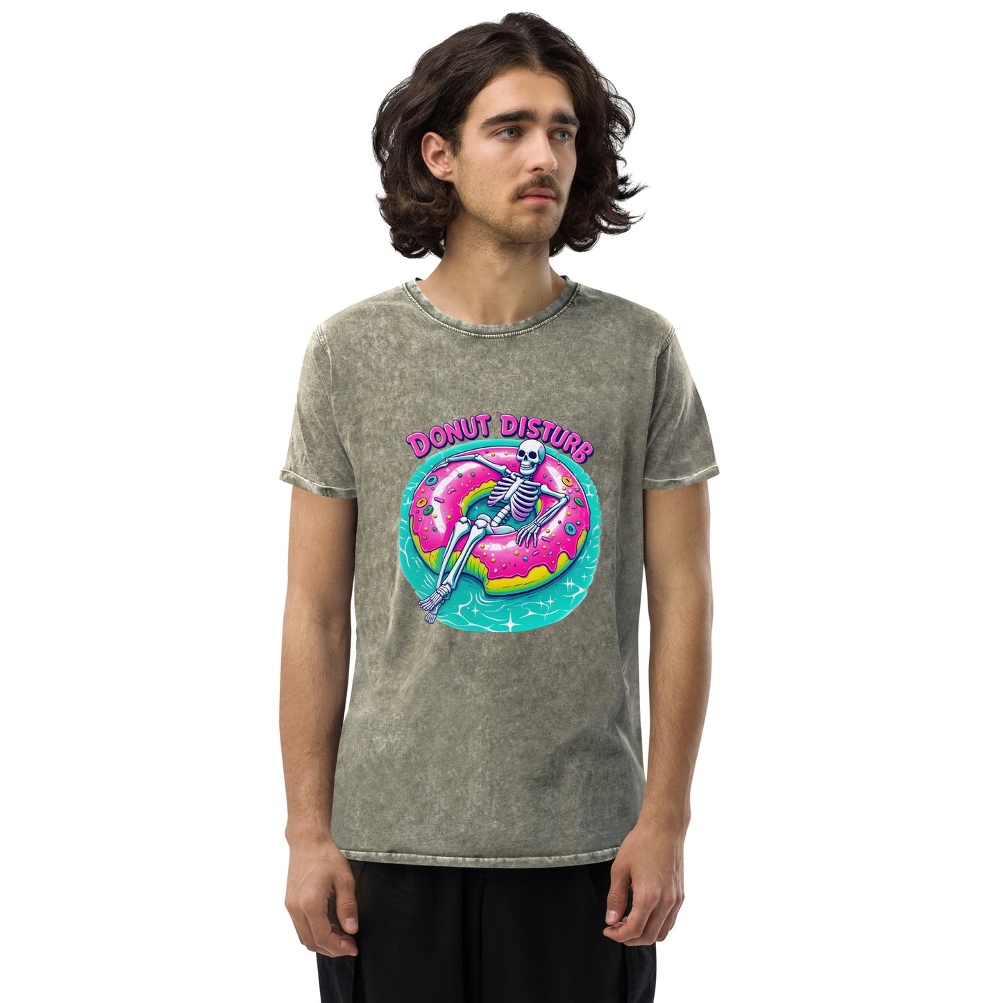 Chilled Donut Disturb Denim T-Shirt