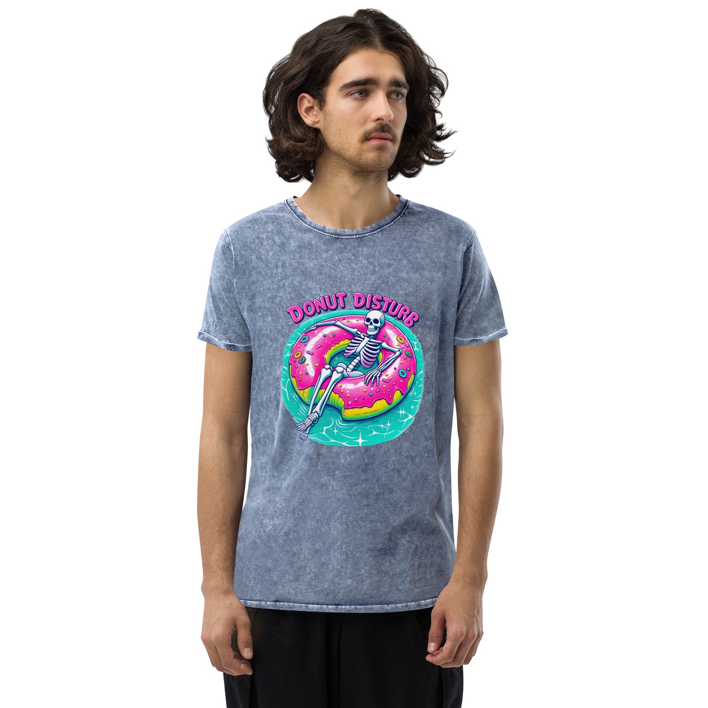 Chilled Donut Disturb Denim T-Shirt