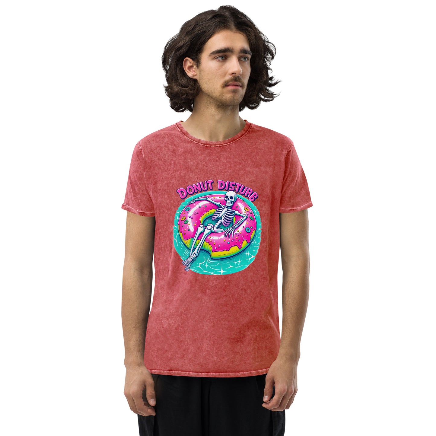 Chilled Donut Disturb Denim T-Shirt