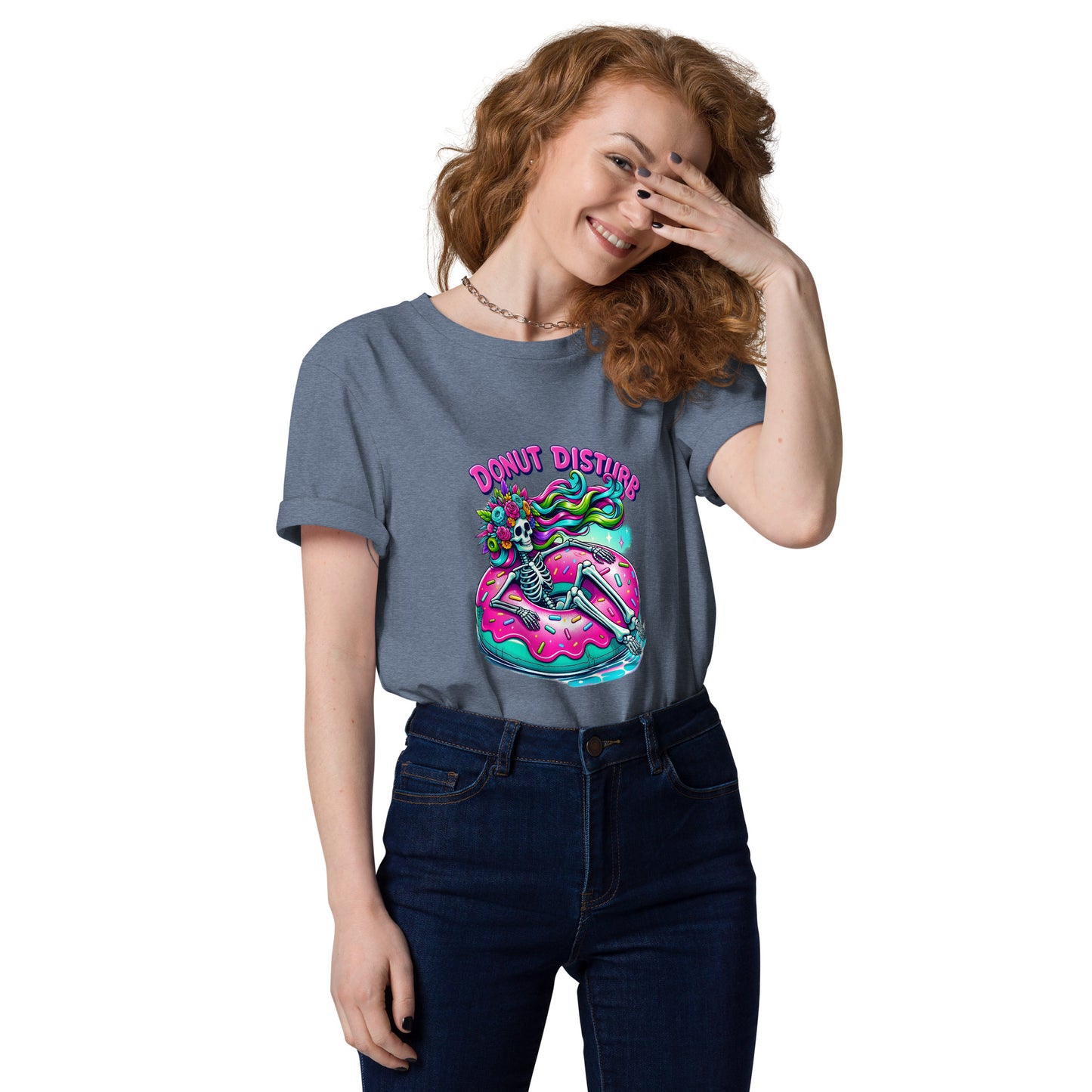 Fun Donut Disturb Unisex organic cotton t-shirt