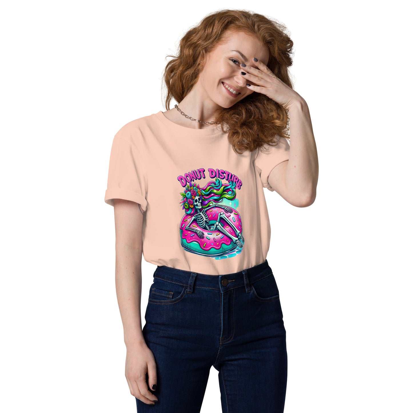 Fun Donut Disturb Unisex organic cotton t-shirt