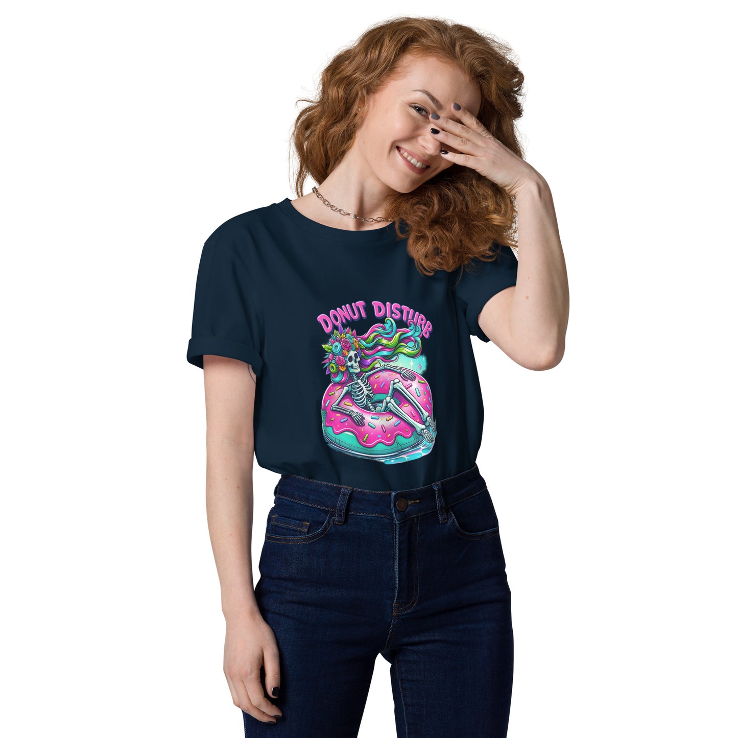 Fun Donut Disturb Unisex organic cotton t-shirt