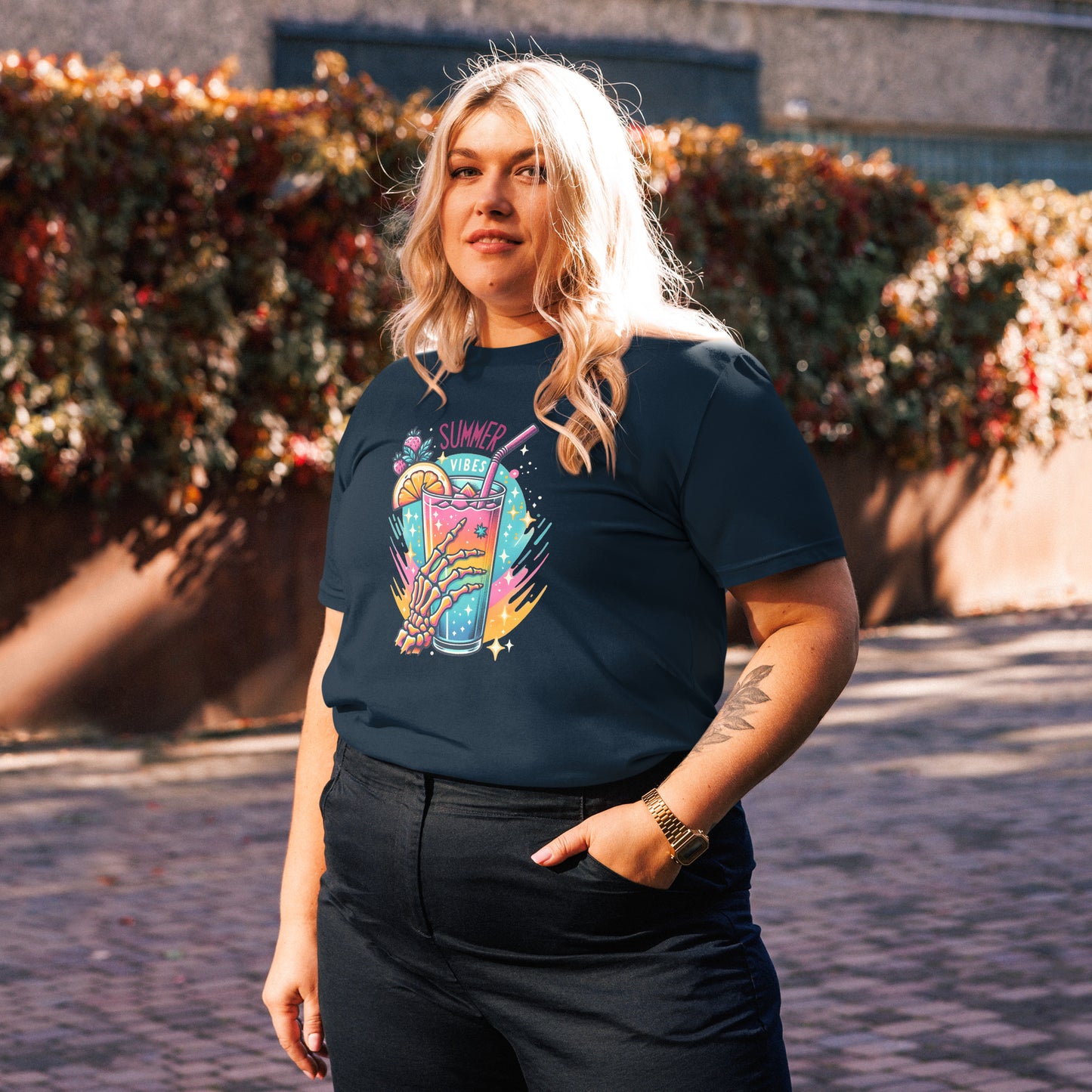 Summer Vibes Unisex organic cotton t-shirt