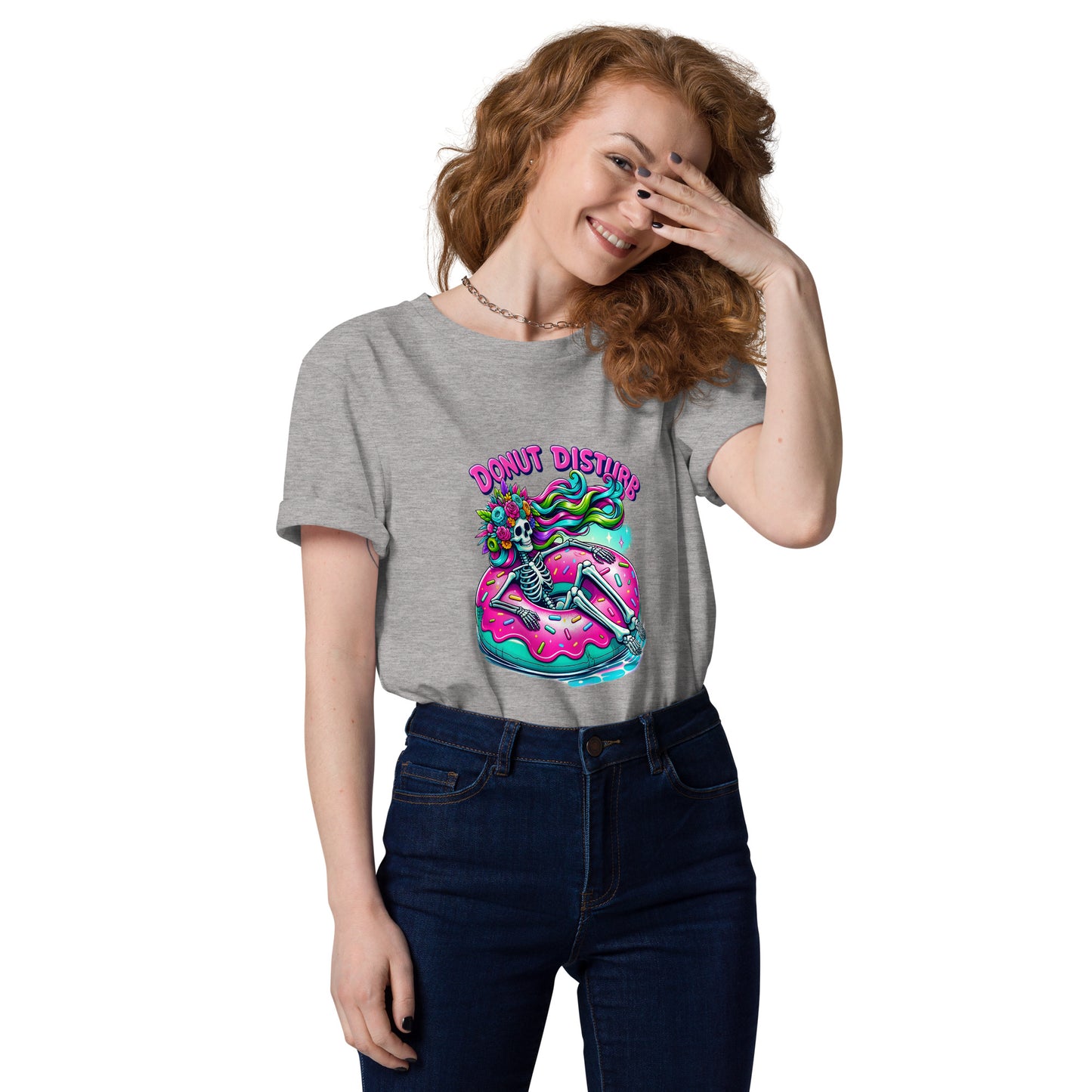 Fun Donut Disturb Unisex organic cotton t-shirt