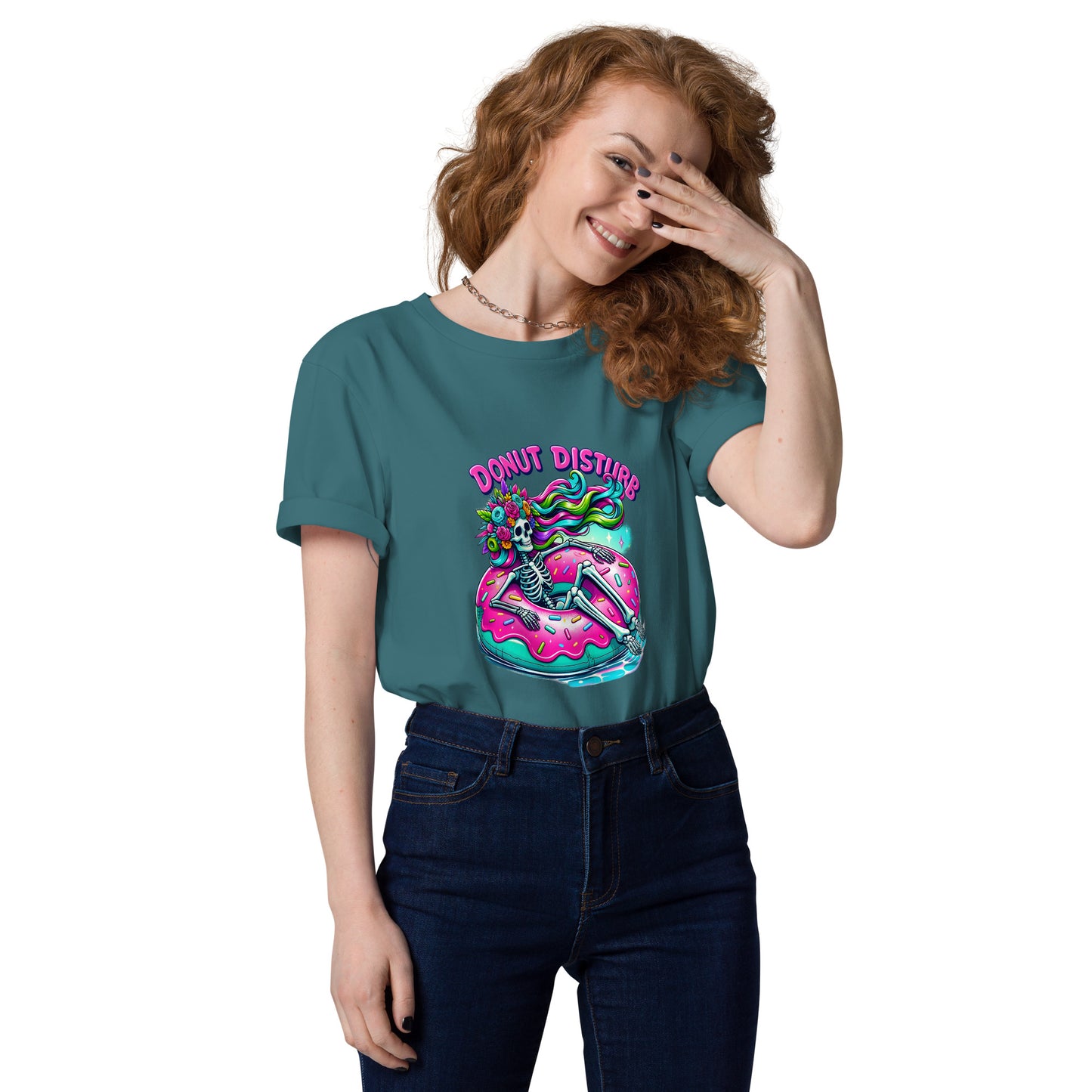 Fun Donut Disturb Unisex organic cotton t-shirt