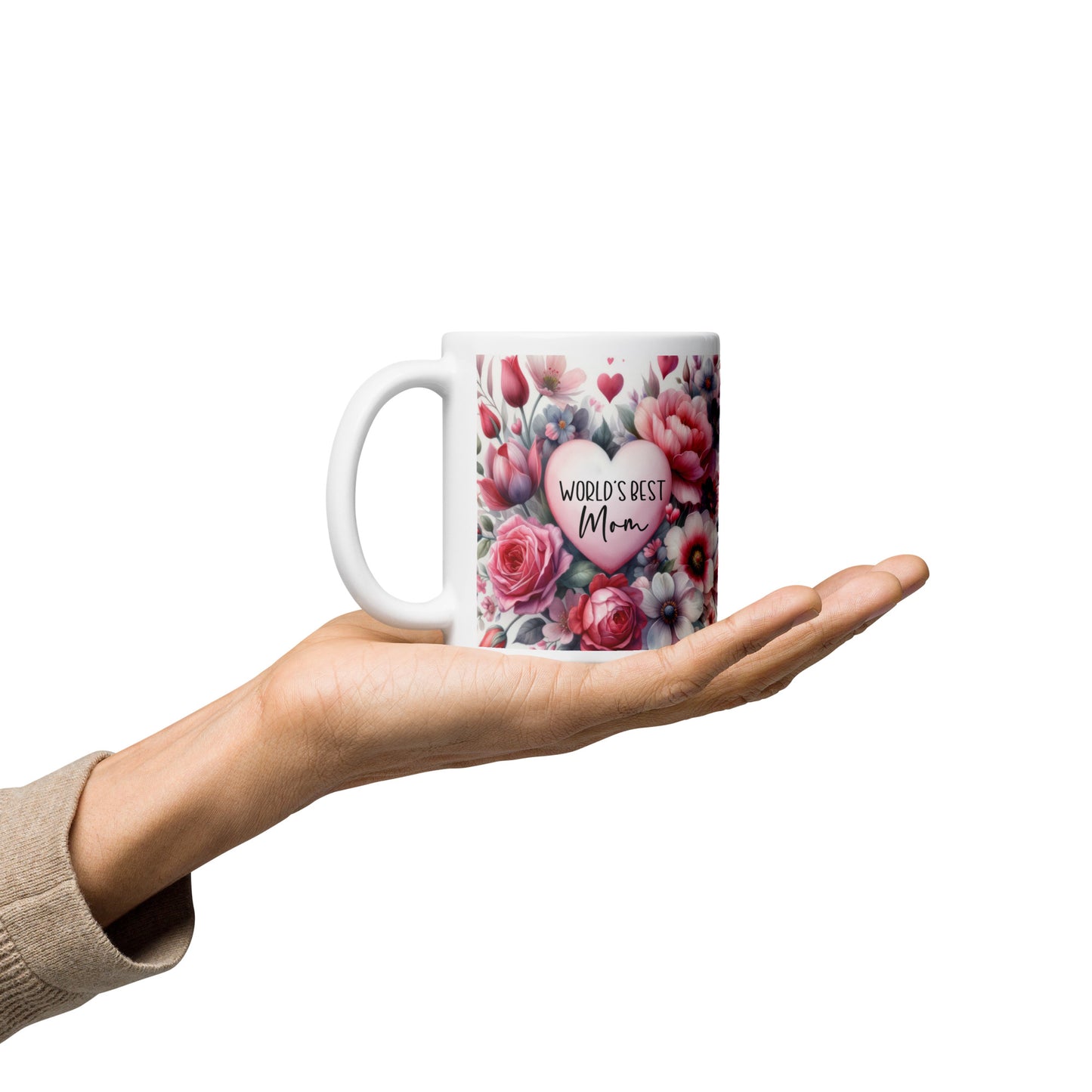 World's Best Mom glossy mug