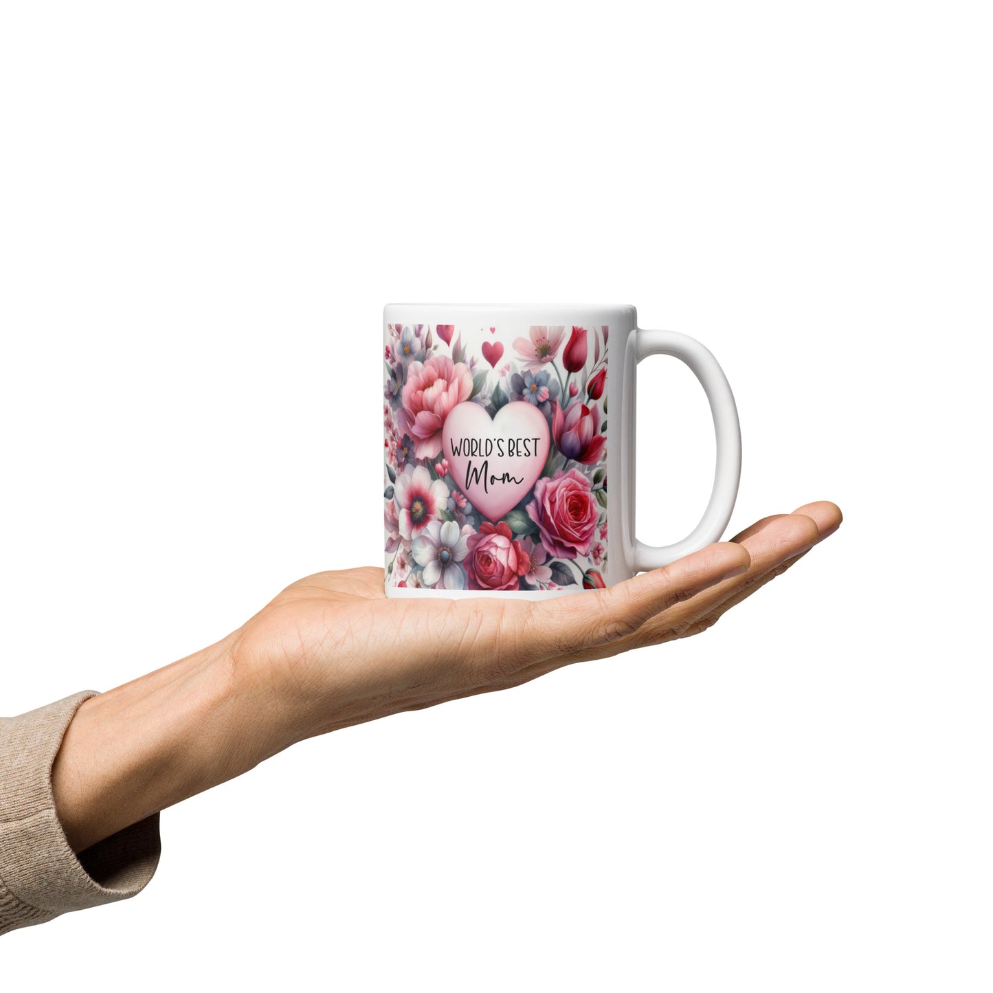 World's Best Mom glossy mug