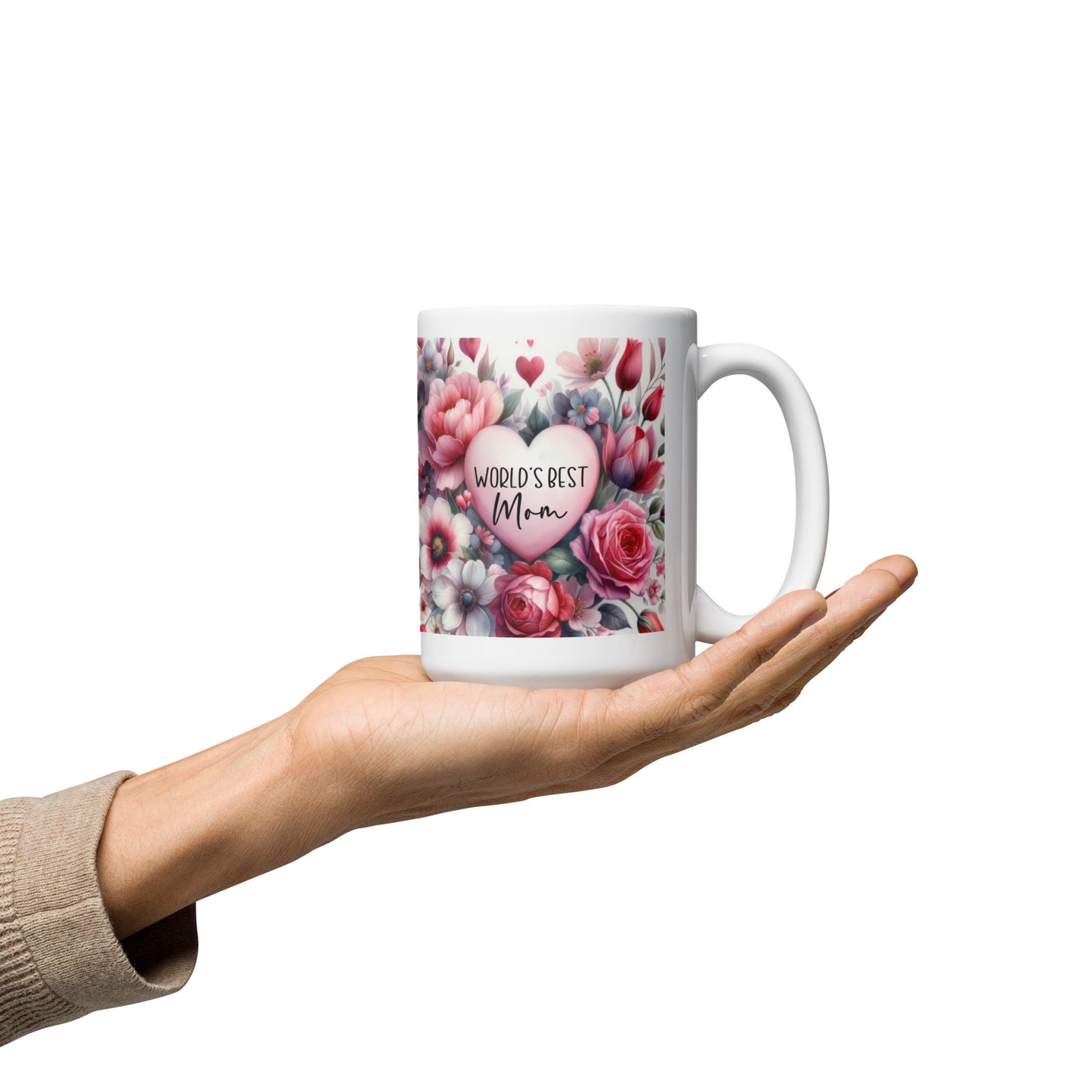 World's Best Mom glossy mug